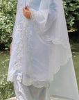 Nada Shawl Baby Blue