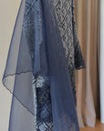Selendang Kalsom : Navy Blue