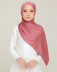 Royal Satin Shawl Prune
