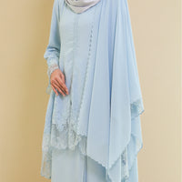 Sulaman Bidara Shawl Soft Blue