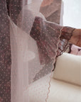 Selendang Polkadot Blush Pink