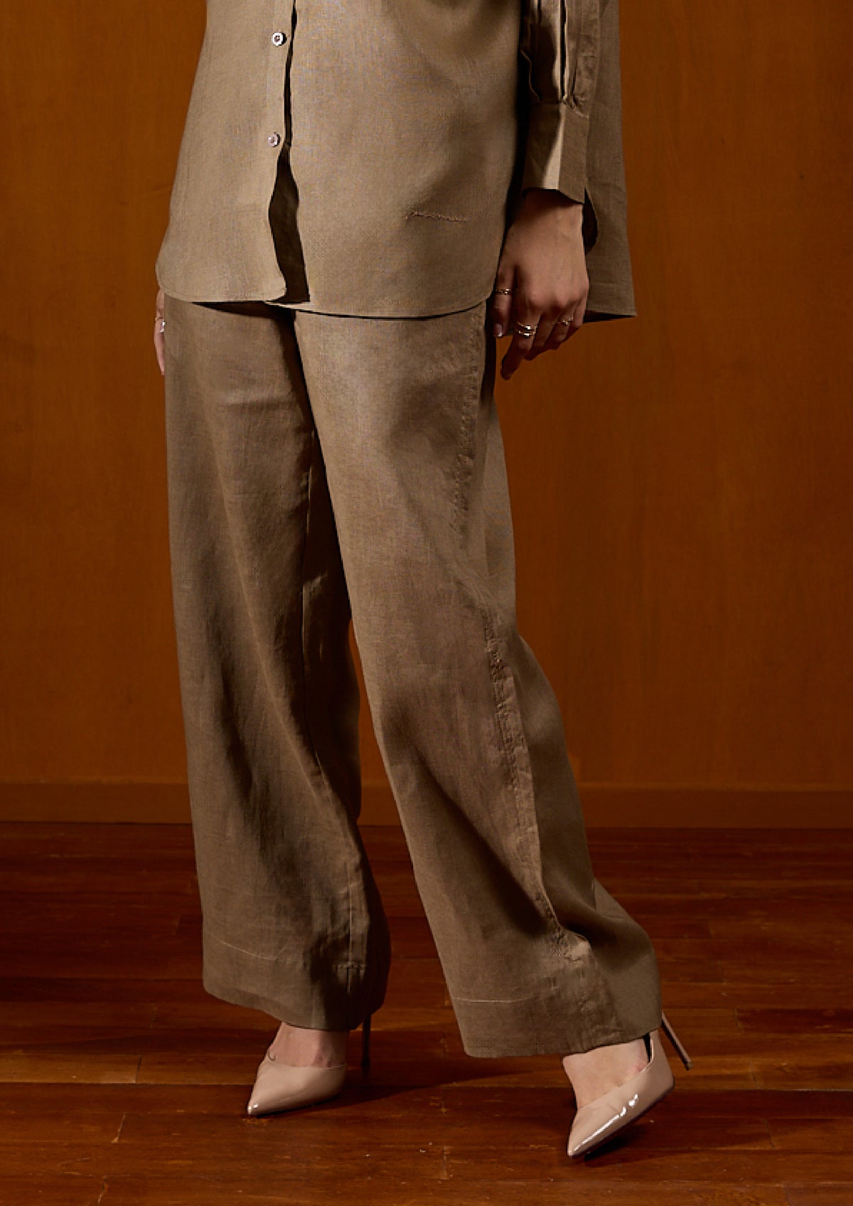 Linen Pants : Hazelnut