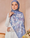 Blossom Shawl Marine Blue