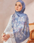 Blossom Shawl Marine Blue