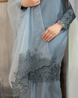 Shawl Helena - Ash Blue