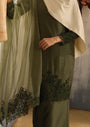 Shawl Helena - Moss Green