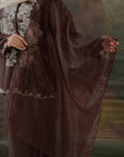 Shawl Heidi Brown