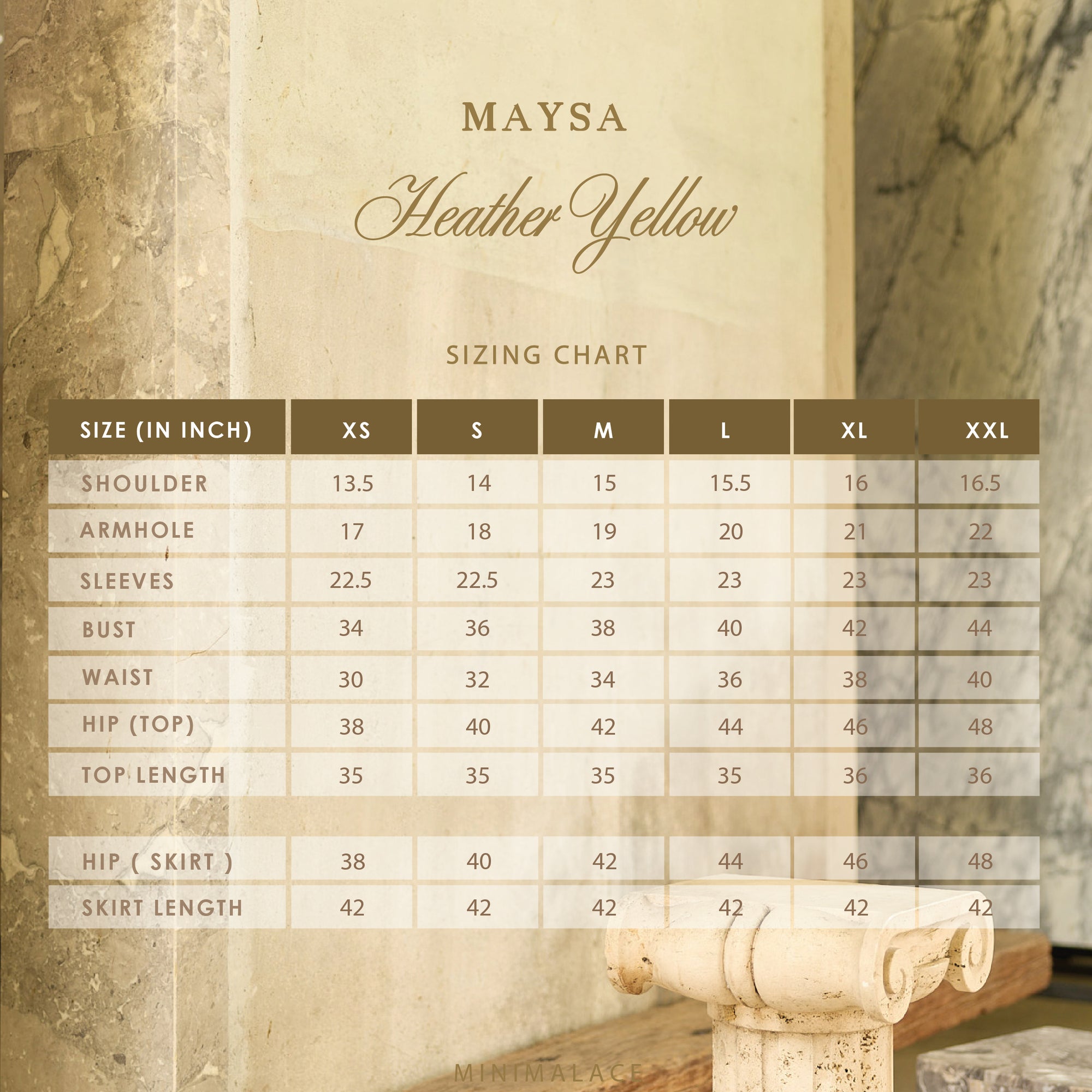 Maysa Heather Yellow