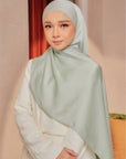 Hana Satin Shawl Ice Green