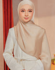 Hana Satin Shawl Latte