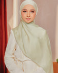 Hana Satin Shawl Pastel Mint