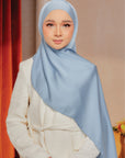 Hana Satin Shawl Powder Blue