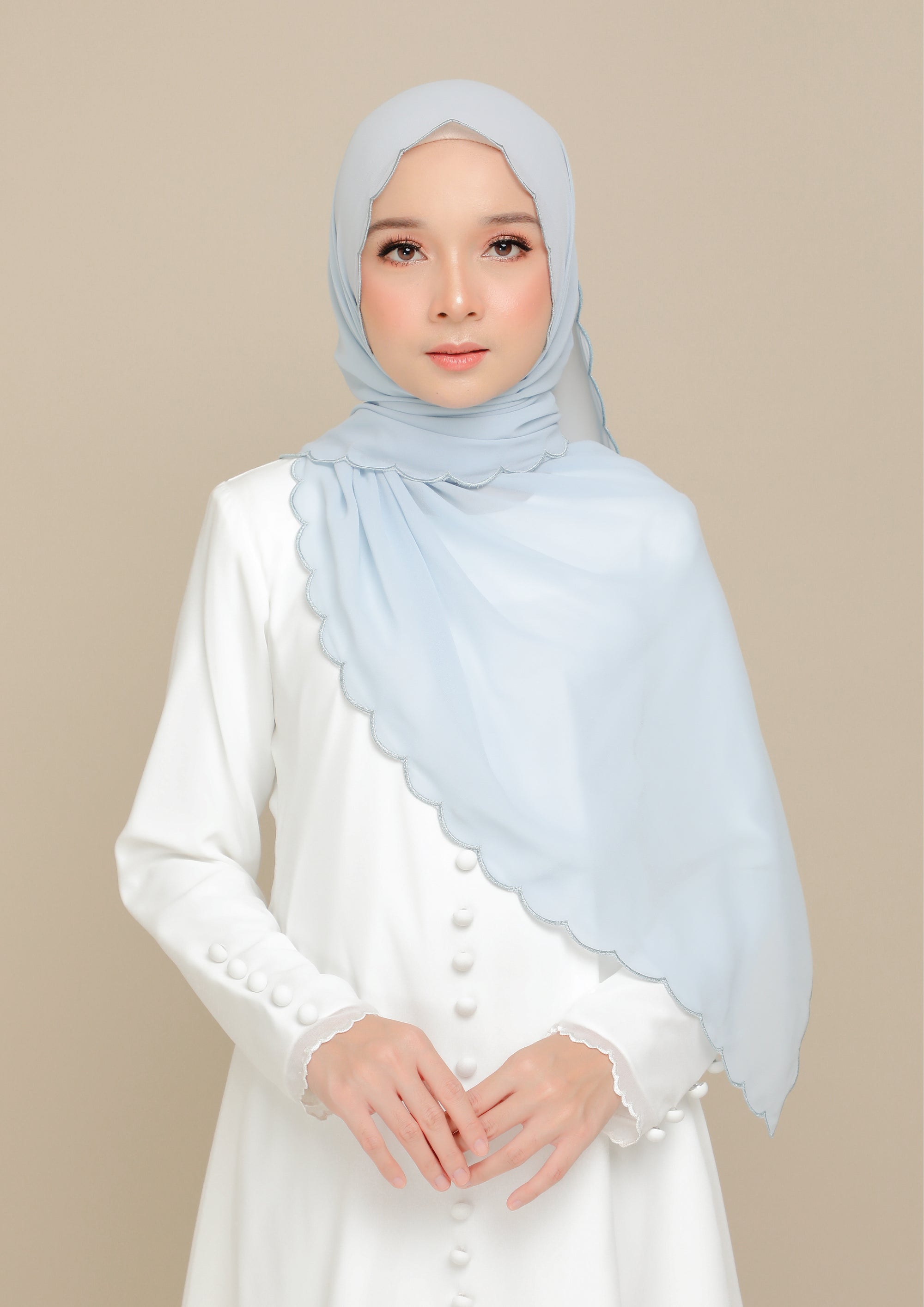 Shawl Sulam Bluebell