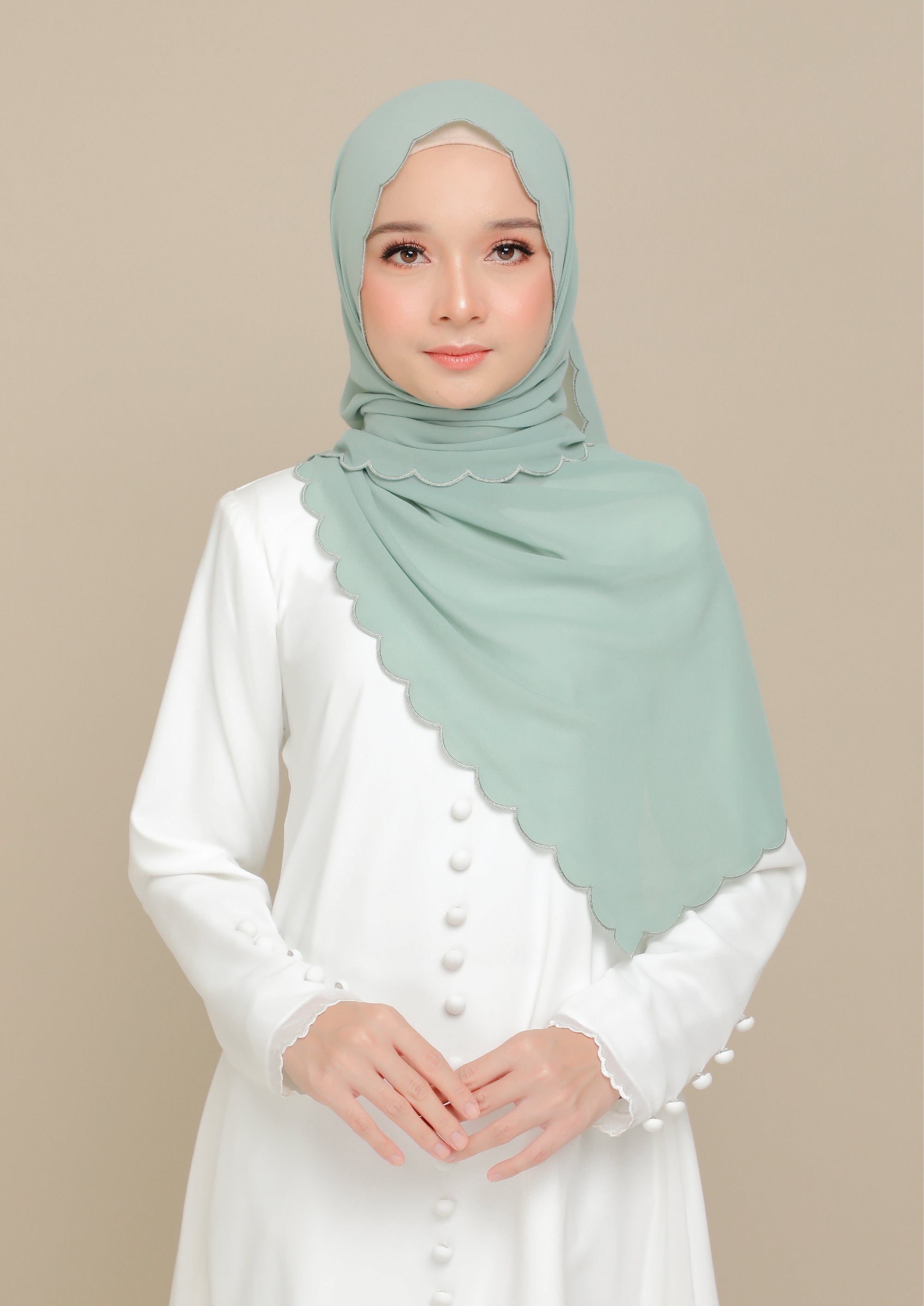 Shawl Sulam Leaf