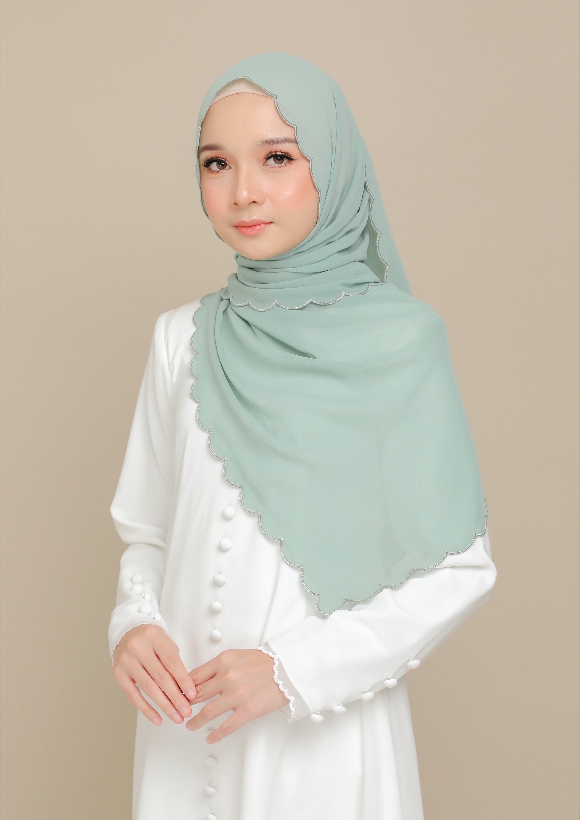 Shawl Sulam Leaf