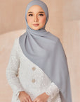 Basic Shawl Bluegrey