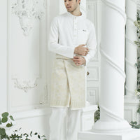 Baju Melayu Akad White