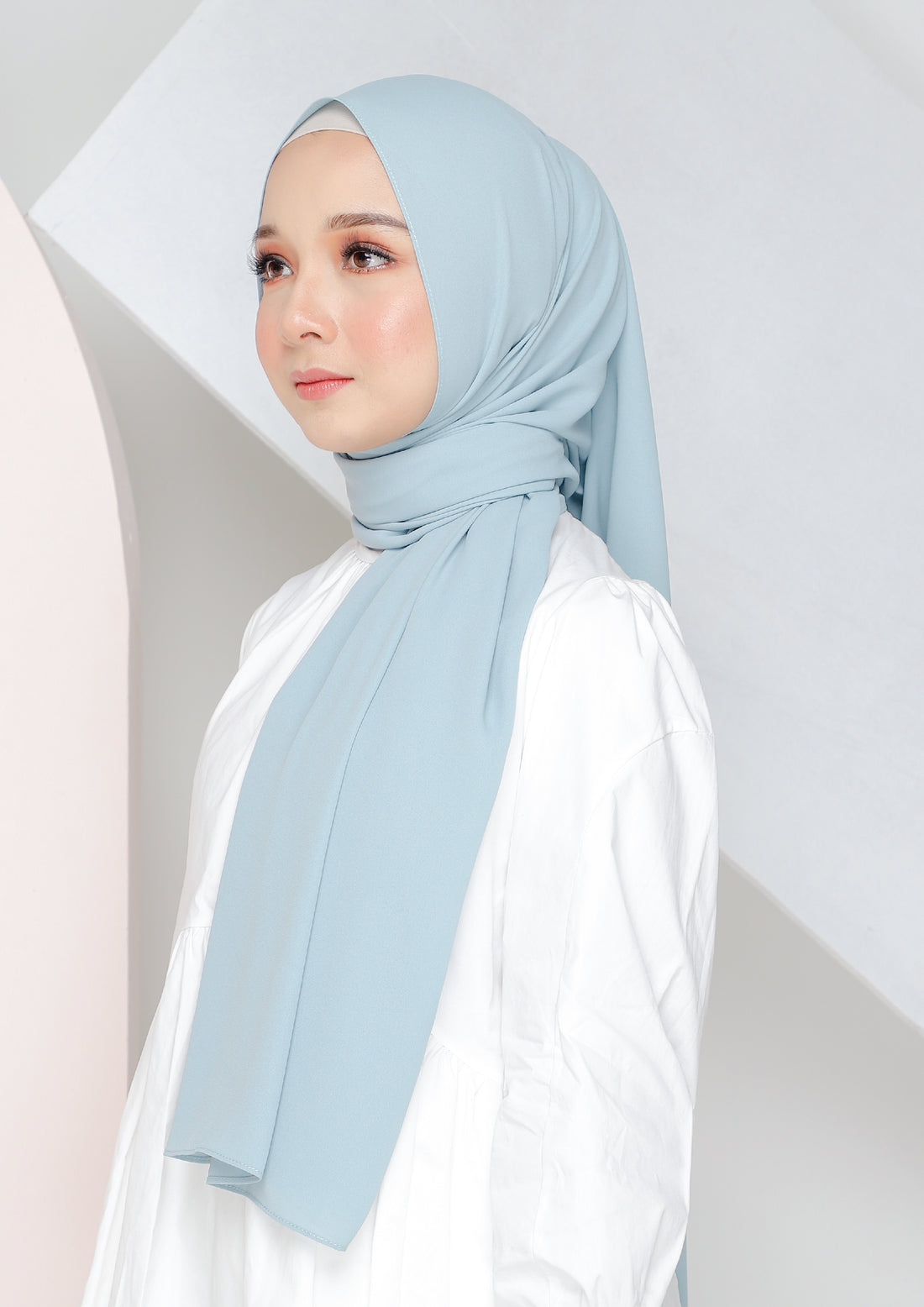 Basic Shawl Teal Blue