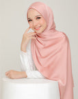 Royal Satin Shawl Flamingo Pink