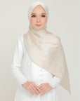 Royal Satin Shawl Ivory