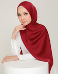 Royal Satin Shawl Maroon